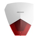 [DS-PS1-R] Hikvision DS-PS1-R Wired Sounder, 105dB, IP54, LED Flash, Red