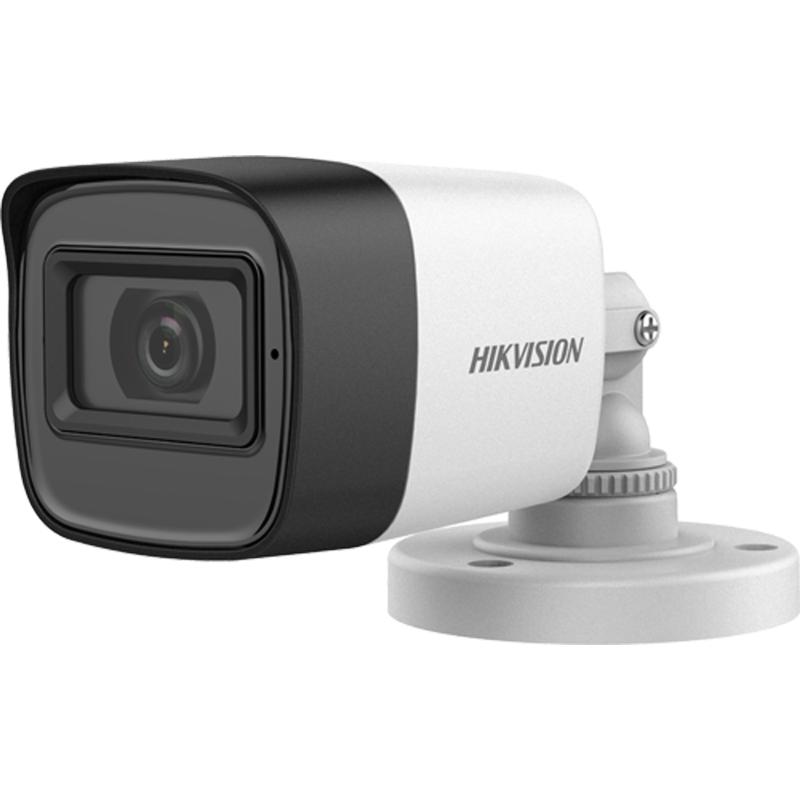 [DS-2CE16H0T-ITFS] Hikvision DS-2CE16H0T-ITFS 5MP Audio Fixed Mini Bullet Camera, Built-in Mic, Smart IR 30m