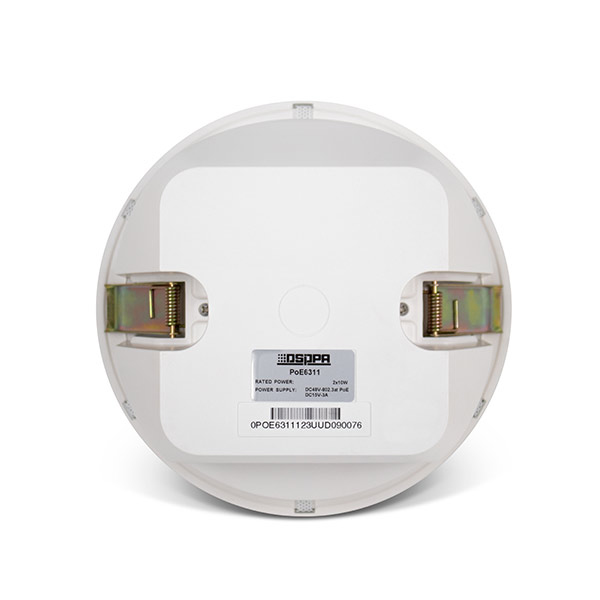 DSPPA POE6311 PoE IP Network Ceiling Speaker, 2x9W Built-in 