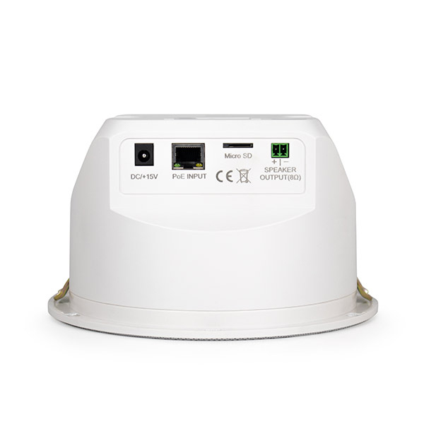 DSPPA POE6311 PoE IP Network Ceiling Speaker, 2x9W Built-in 