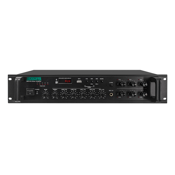 DSPPA MP610U 250W 6-Zone Paging & Music Mixer Amplifier with