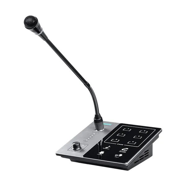 DSPPA DMA20 6-Zone Remote Paging Station, Up to 600m, Chime 