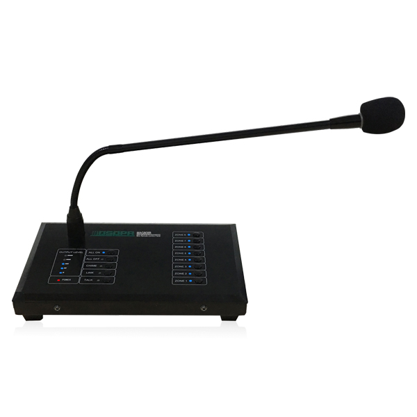 DSPPA MAG808R 8-Zone Remote Paging Microphone with Gooseneck