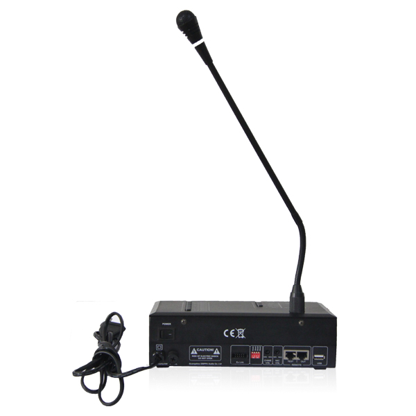 DSPPA MAG808R 8-Zone Remote Paging Microphone with Gooseneck