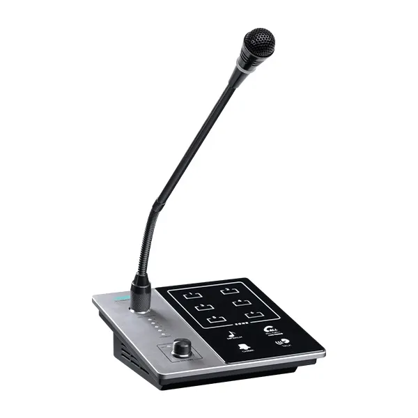 DSPPA DMA60M 6-Zone Remote Paging Station, Up to 600m, Chime