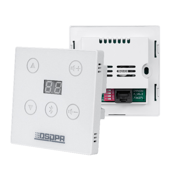 DSPPA DMA60W Bluetooth Wall-Mount Touch Control Panel for DM