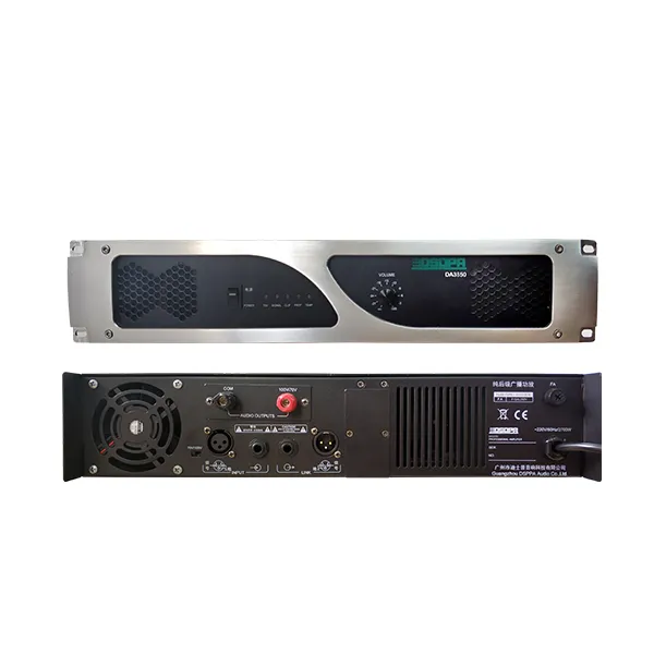 [DA3850] DSPPA DA3850 1500W 1-Channel Class-D Digital Power Amplifier, 100V/70V
