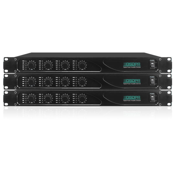 DSPPA DA4125 4x120W 4-Channel Class-D Digital Power Amplifie