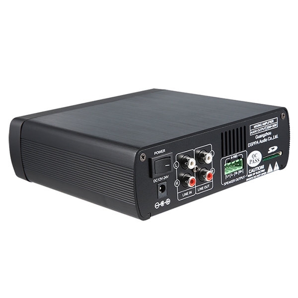 DSPPA Mini60 2x30W Mini Digital Mixer Amplifier with USB & B