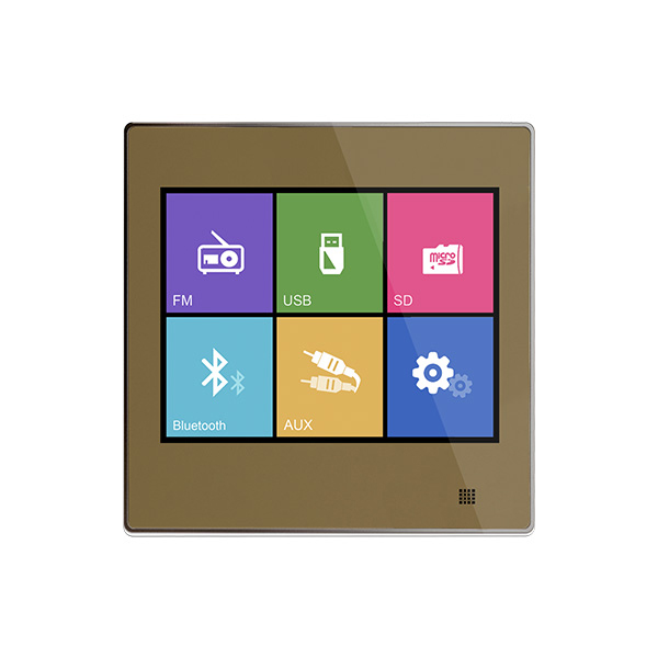 DSPPA DM837W 2x10W Touch Screen Wall Mount Music Amplifier (