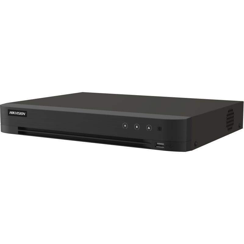 [iDS-7208HUHI-M1/XT] AcuSense HIKVISION 4CH 5 MP 1U  DVR-STD-(S)  - 1 sata