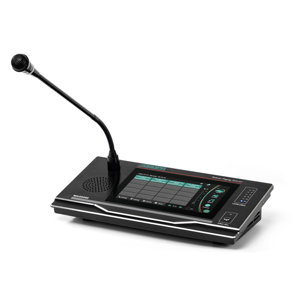 [MAG6588] DSPPA MAG6588 IP Network Paging Station, 7" Touch Screen & Gooseneck Mic