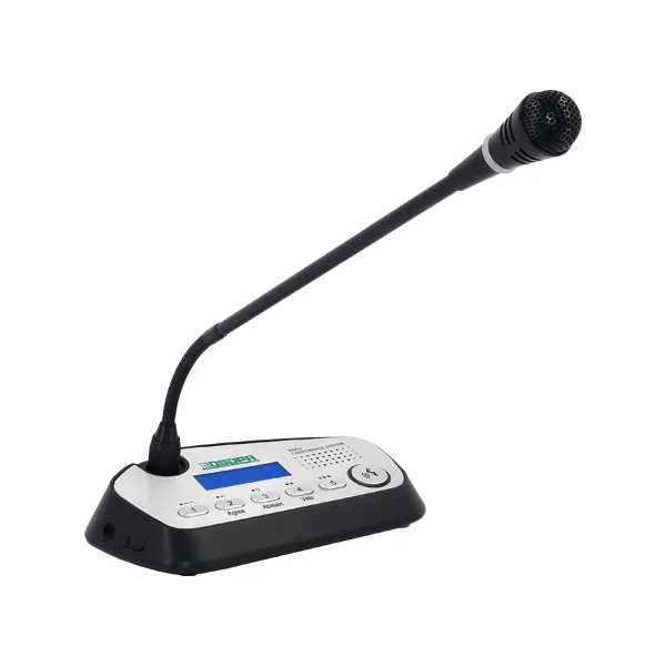 [D6222] DSPPA D6222 Desktop Delegate Unit with Voting, LCD Screen & Gooseneck Mic