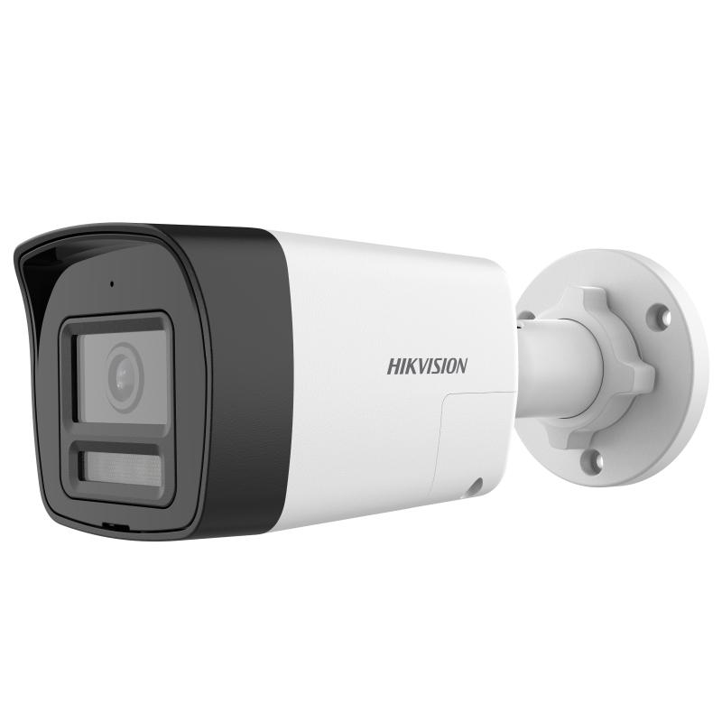 [DS-2CE16K0T-LPXTS-B28] 3K Two Way Audio & Siren Fixed Mini Bullet Camera