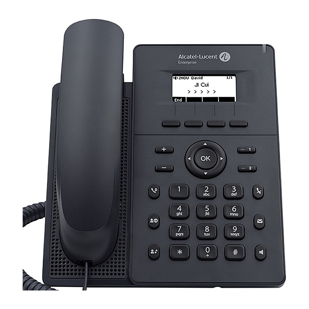 [ALE-H2P] Alcatel-Lucent ALE-H2P IP Deskphone, 2 SIP Accounts, 2.3" Backlit Display, PoE