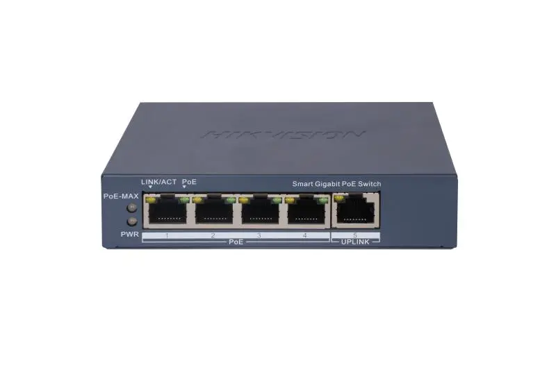 Hikvision Smart POE Switch 4 Port Gigabit