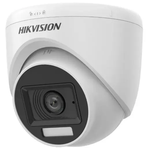 [DS-2CE76D0T-LPFS]  Hikvision 2MP Smart Hybrid Light Audio Fixed Turret Camera