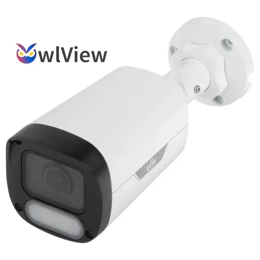 [IPC2318LE-ADF40KM-WP] Uniview 8MP ColorHunter Wise-ISP Warm Light Bullet Network Camera