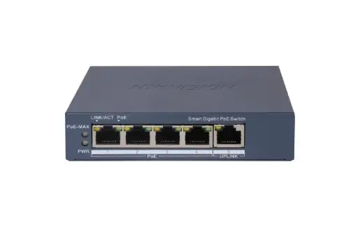 [DS-3E1505P-EI] Hikvision Smart POE Switch 4 Port Gigabit